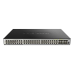D-Link DGS 3630-52TC - Switch - L3 - gestito - 44 x 10/100/1000 + 4 x combo Gigabit SFP + 4 x 10 Gigabit SFP+ - montabile su rack